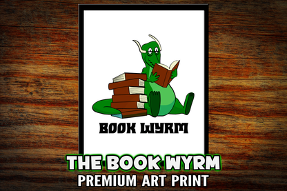 "Book Wyrm" Art Print