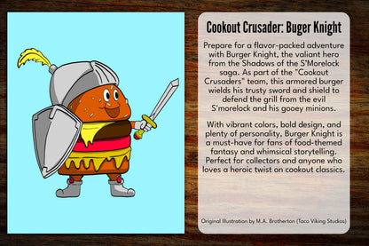 "Burger Knight" Art Print