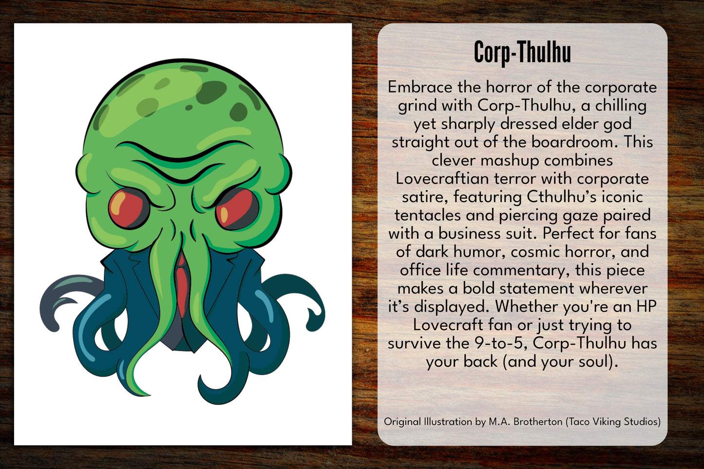 "Corp-Thulhu" Art Print