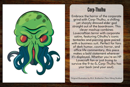 "Corp-Thulhu" Art Print