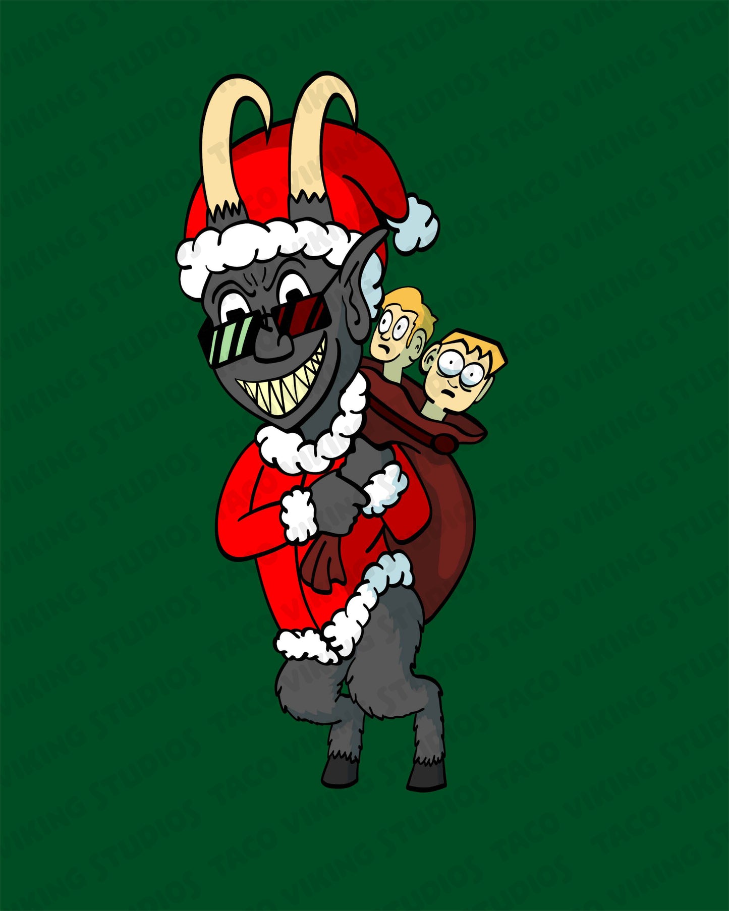 "Krampus the GOAT" Art Print
