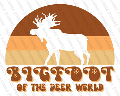 "Bigfoot of the Deer World" Art Print
