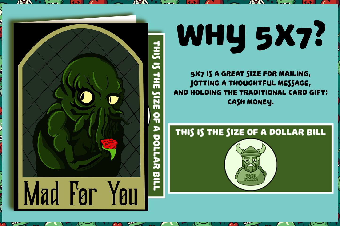 "Mad For You" - Love Card