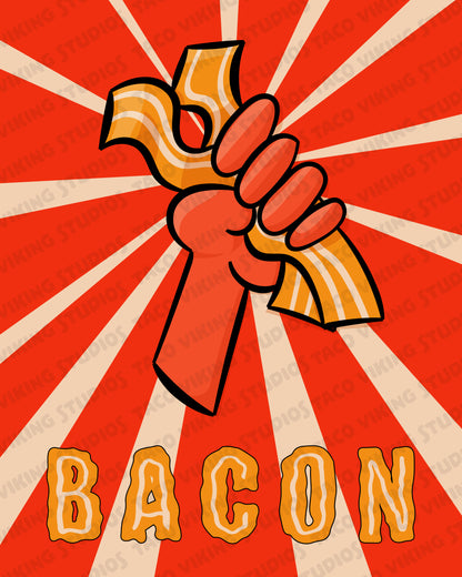 "Bacon Revolution" Art Print