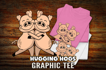 "Hugging Hogs" Graphic Tee