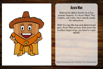 "Acorn Man" Vinyl Sticker