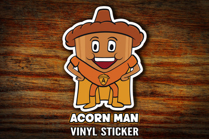 "Acorn Man" Vinyl Sticker