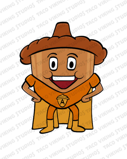 "Acorn Man" Vinyl Sticker