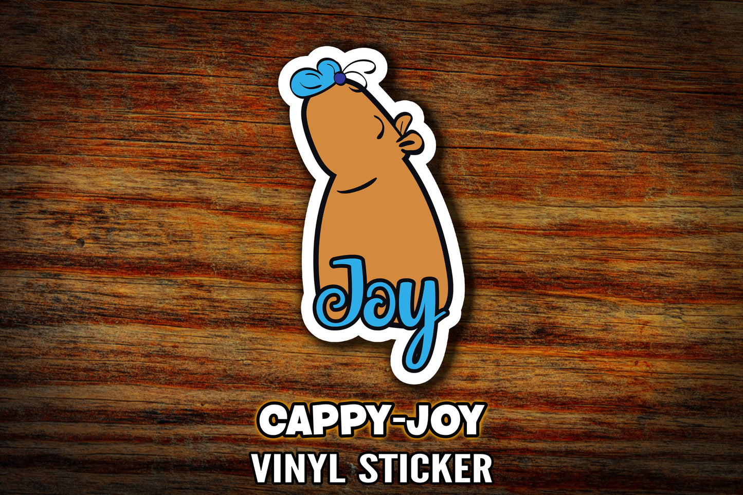 "Cappy-Joy" Vinyl Sticker
