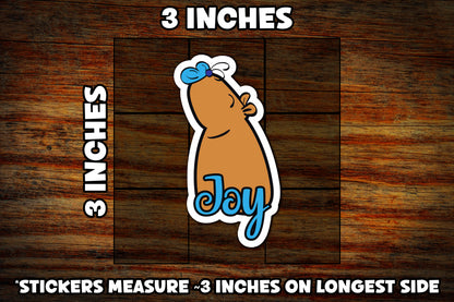 "Cappy-Joy" Vinyl Sticker