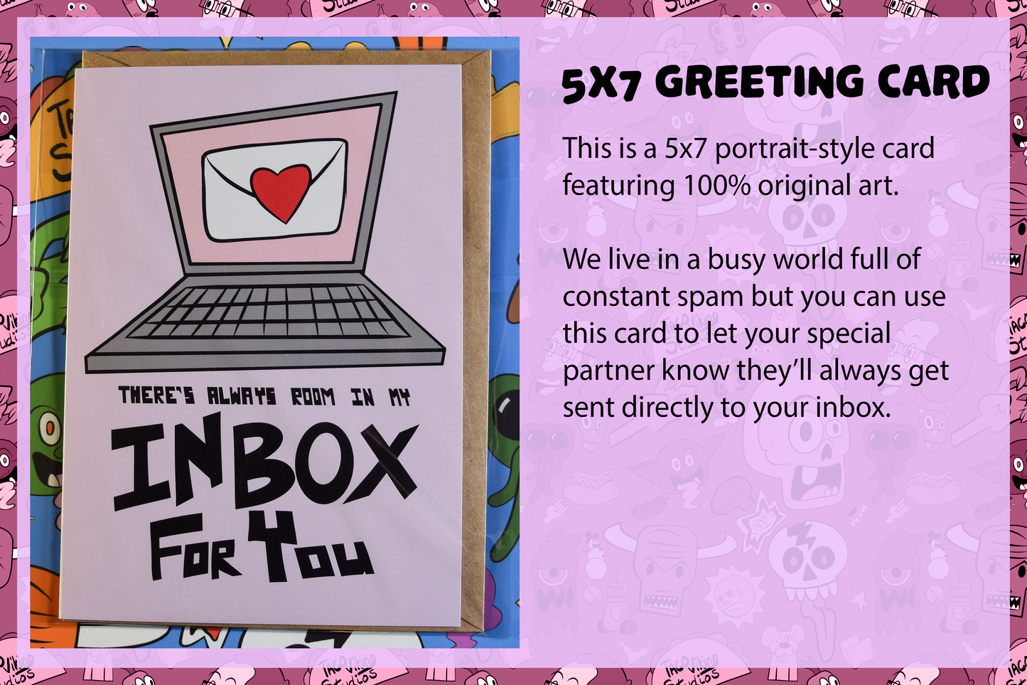 "There's Always Room in My Inbox for You" Greeting Card