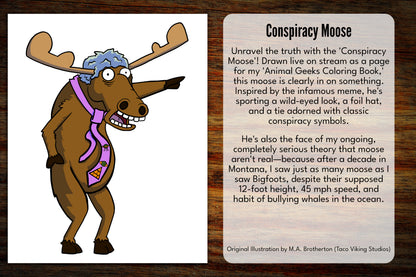 "Moose Aren't Real" Bookmarks