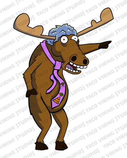 "Moose Aren't Real" Bookmarks