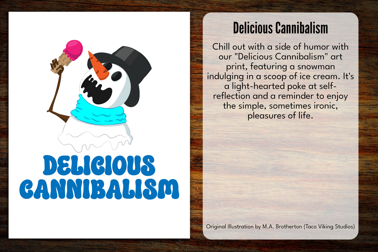 "Delicious Cannibalism" 8x10 Art Print
