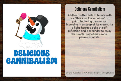 "Delicious Cannibalism" 8x10 Art Print