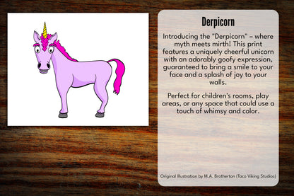 "Derpicorn" Vinyl Sticker