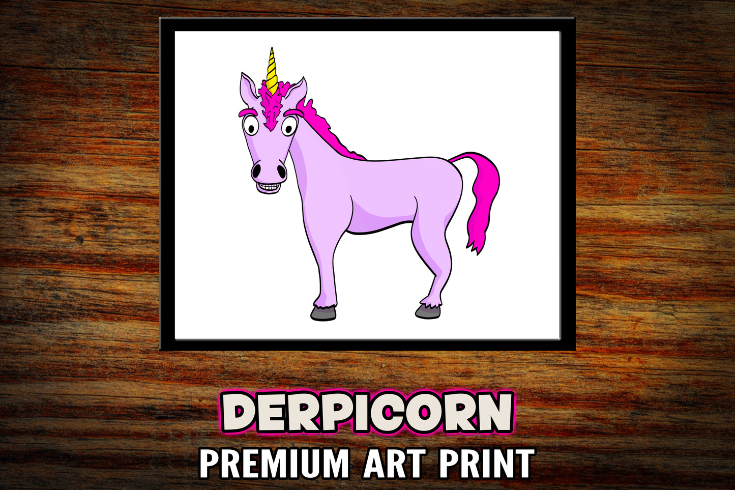 "Derpicorn" Art Print