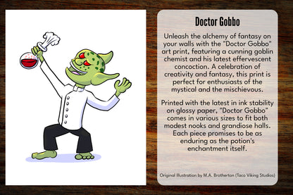 "Doctor Gobbo" Art Print
