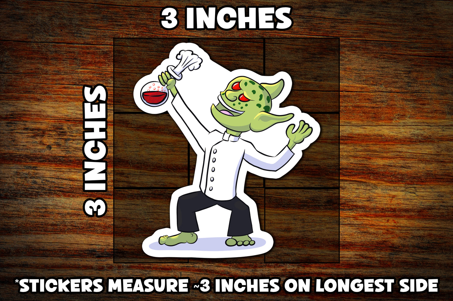 "Dr Gobbo"  Vinyl Sticker