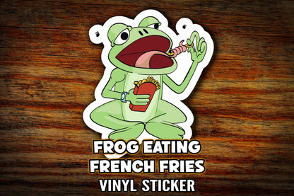 "French Fry Eating Frog"