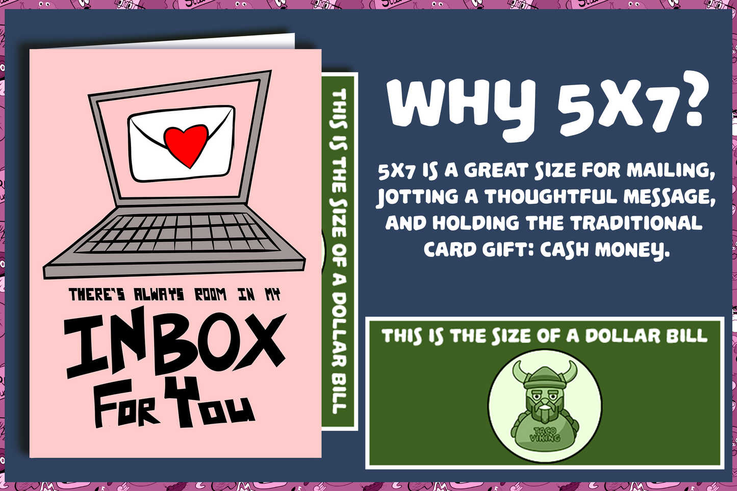"There's Always Room in My Inbox for You" Greeting Card