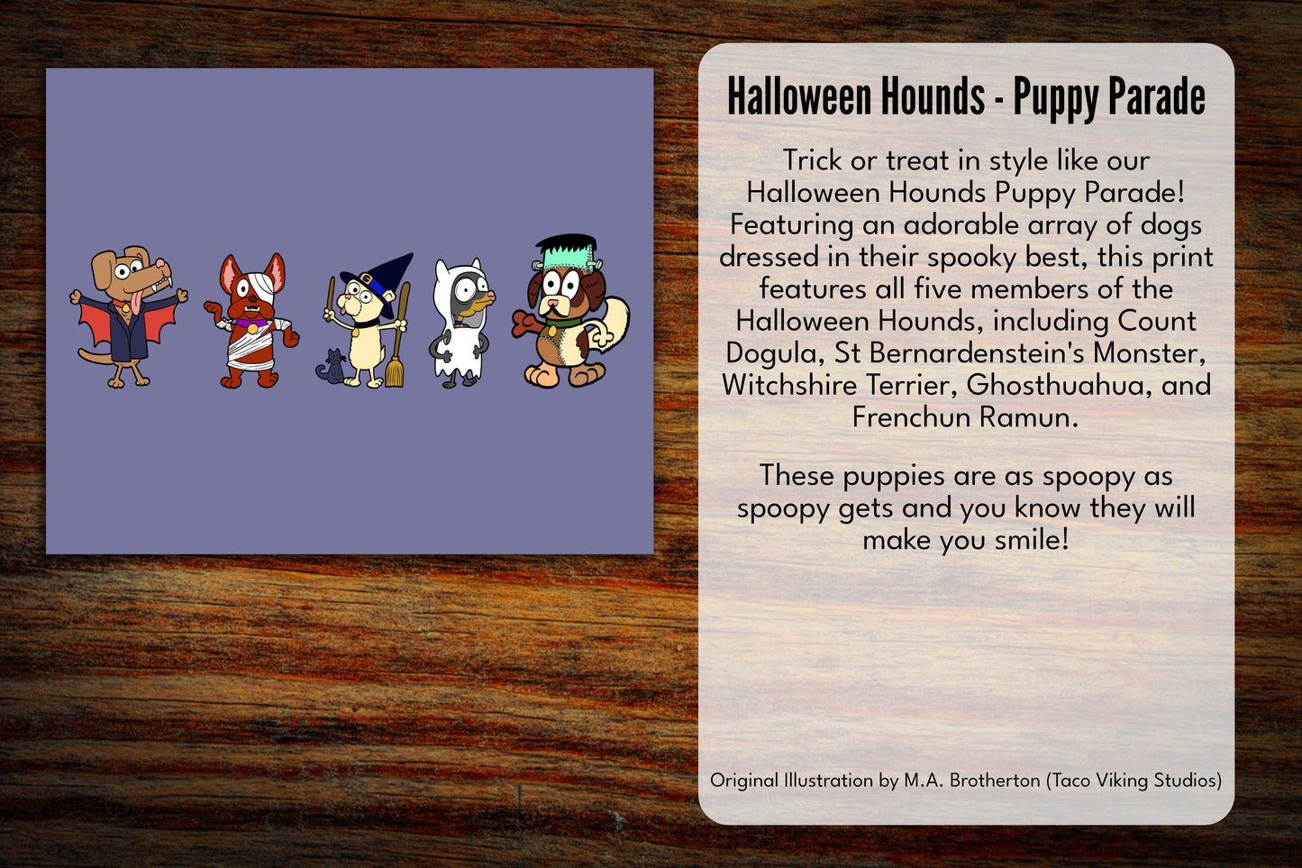 Halloween Dog Parade Tote Bag
