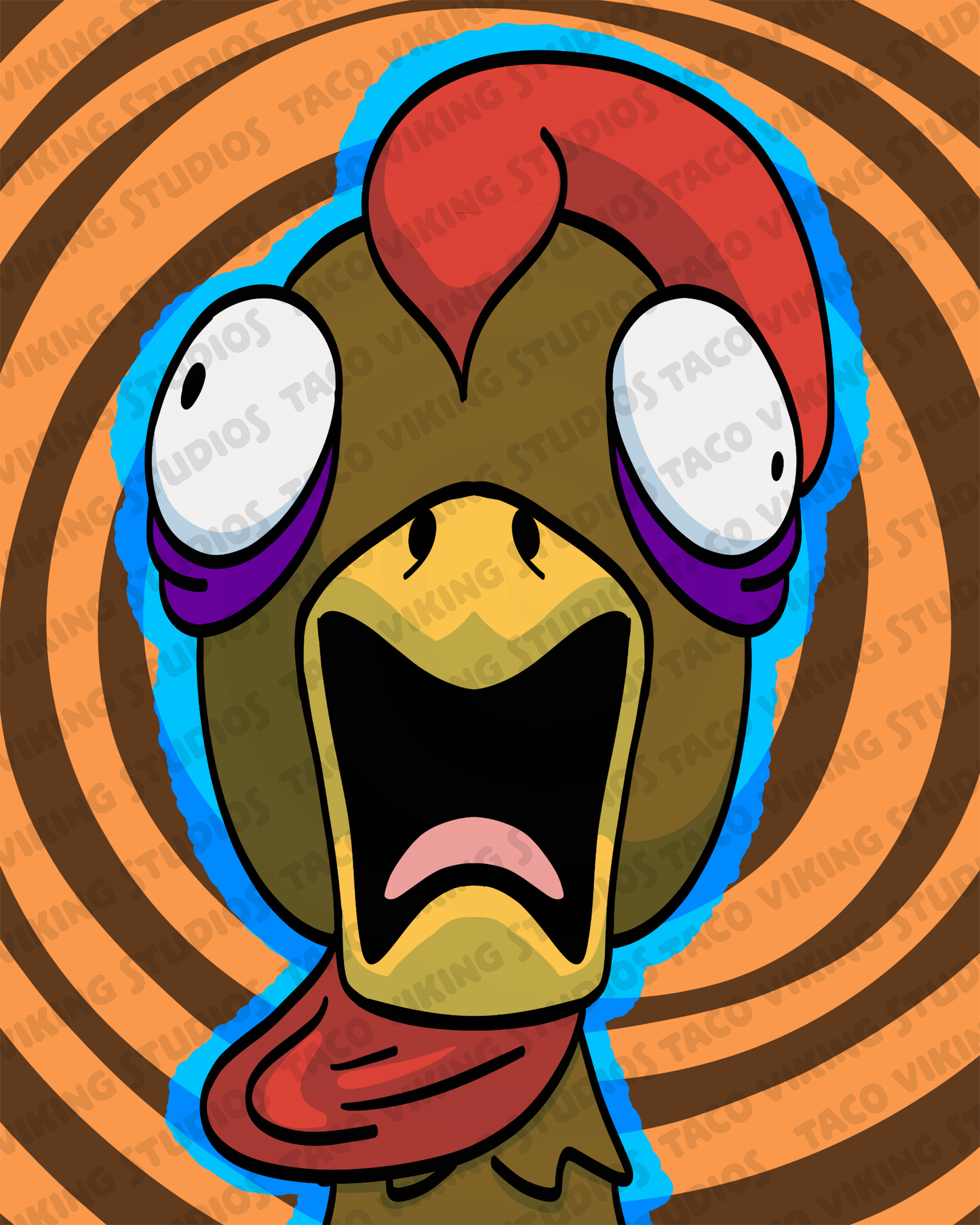 "Haunted Chicken" Bookmark