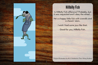 "Hillbilly Fish" Bookmark