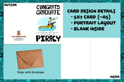 "Plan P: Piracy" Graduation Card