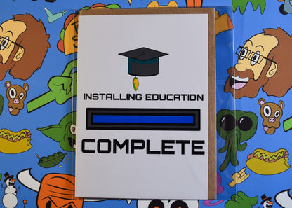 "Installing Education" Graduation Card