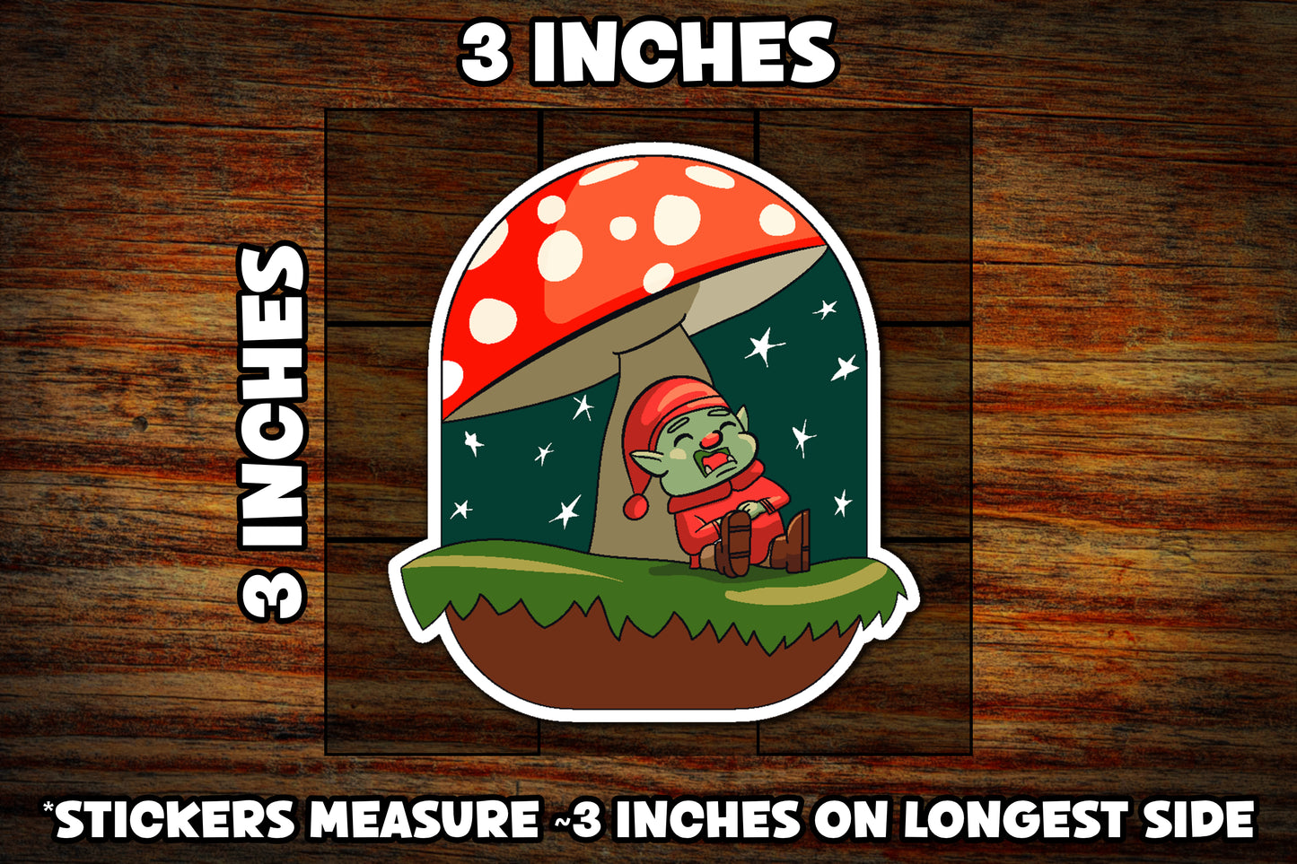 "Mushroom Dreams" Vinyl Sticker