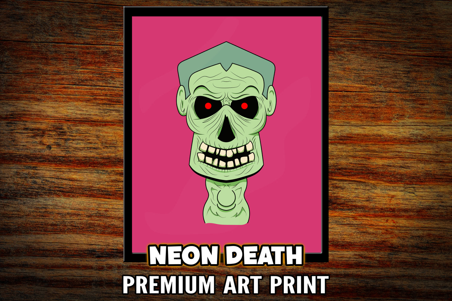 "Neon Death" Art Print