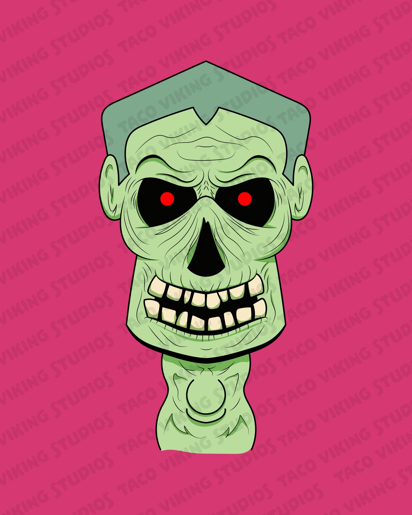 "Neon Death" Art Print