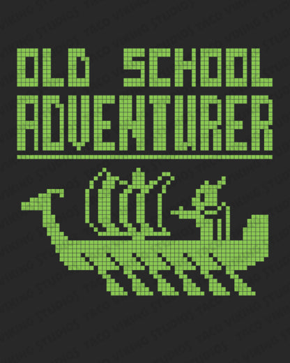 "Old School Adventurer" Art Print