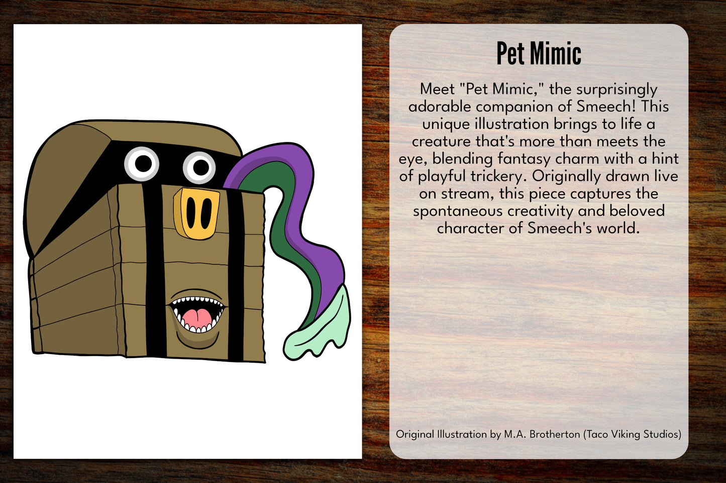"Pet Mimic" Vinyl Sticker