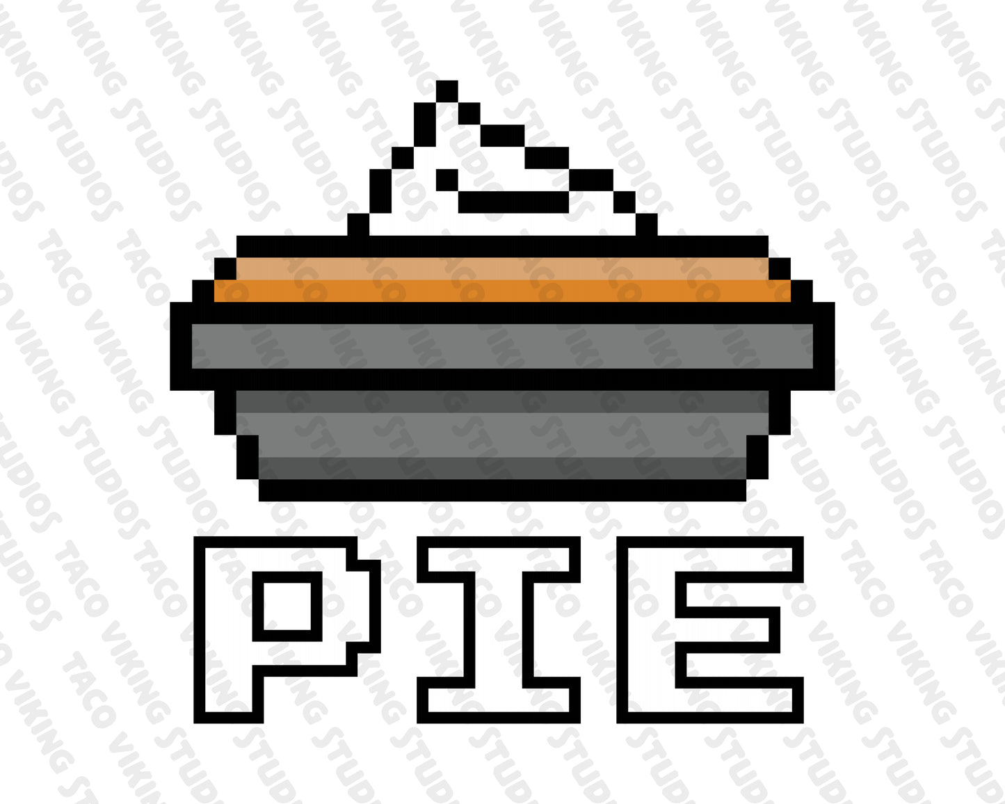 "Pixel Pie" Bookmark