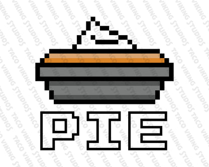 "Pixel Pie" Bookmark