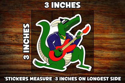 "Rockstar Dragon" Vinyl Sticker