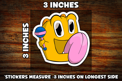 "Smidge the Gumdrop Goblin" Vinyl Sticker