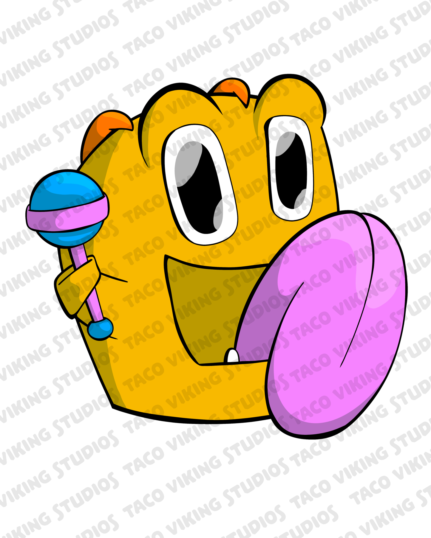 "Smidge the Gumdrop Goblin" Vinyl Sticker