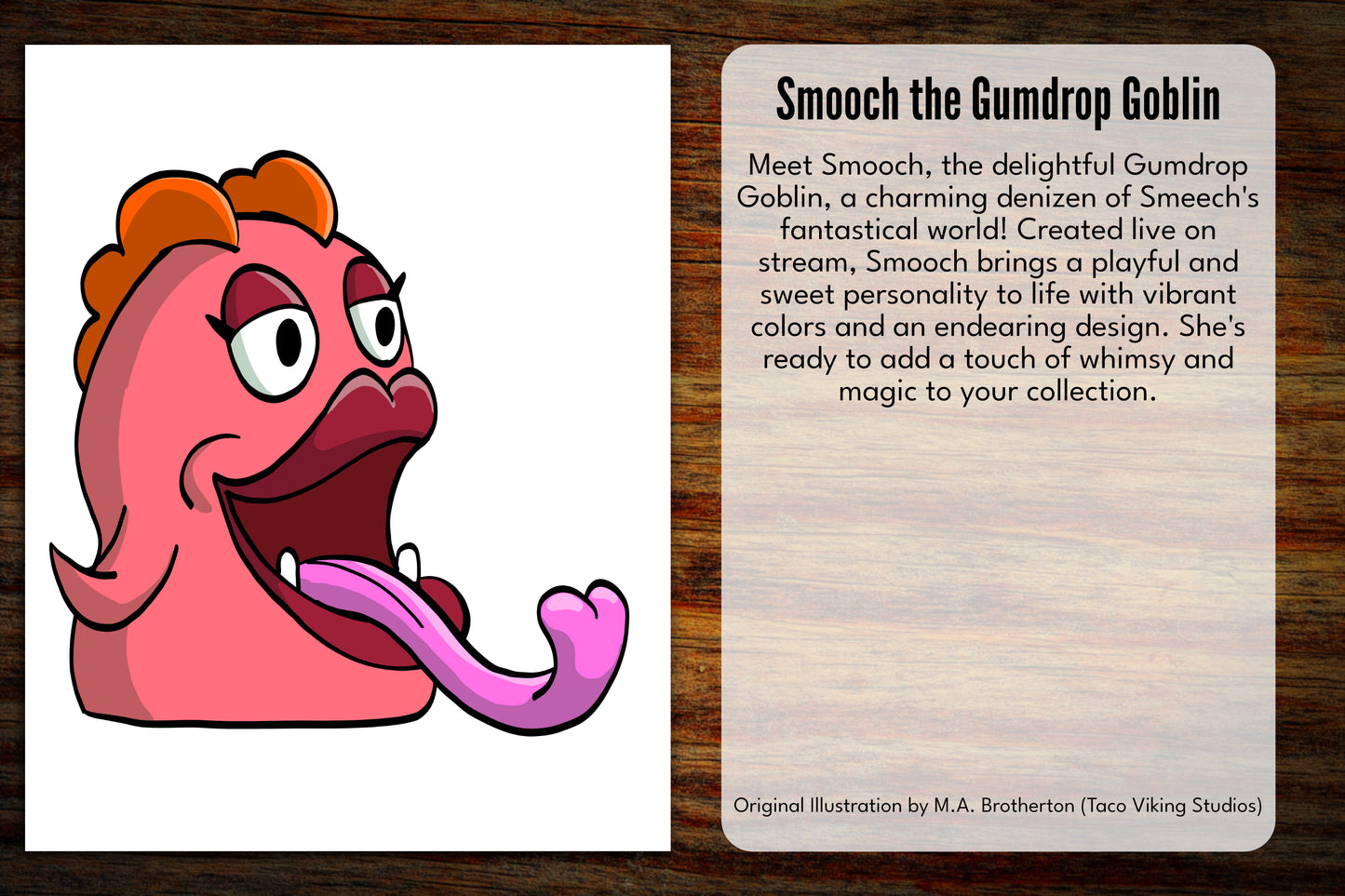 "Smooch" Vinyl Sticker