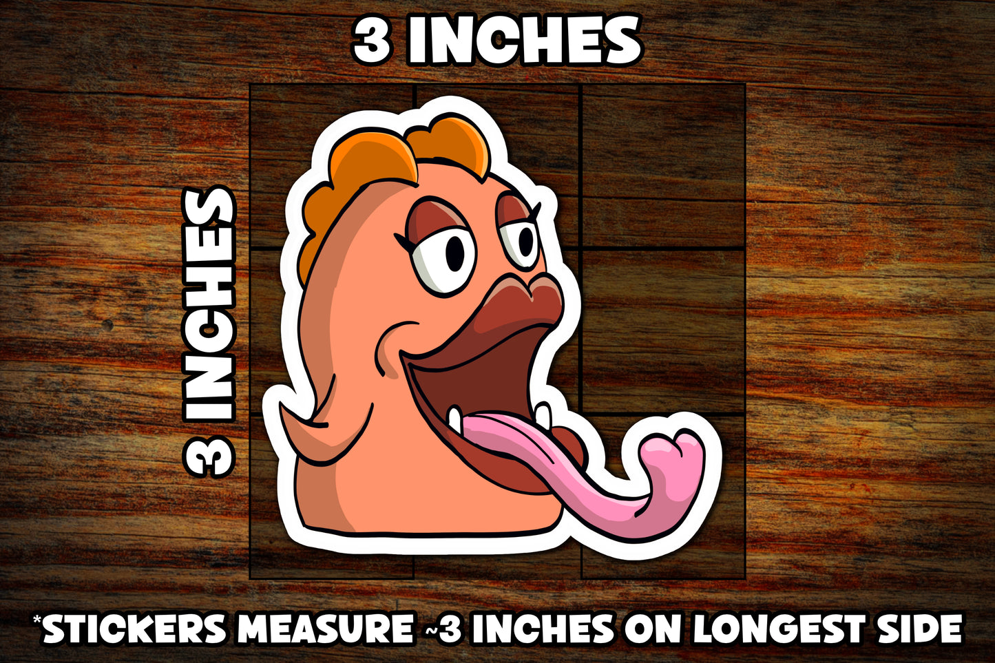 "Smooch" Vinyl Sticker