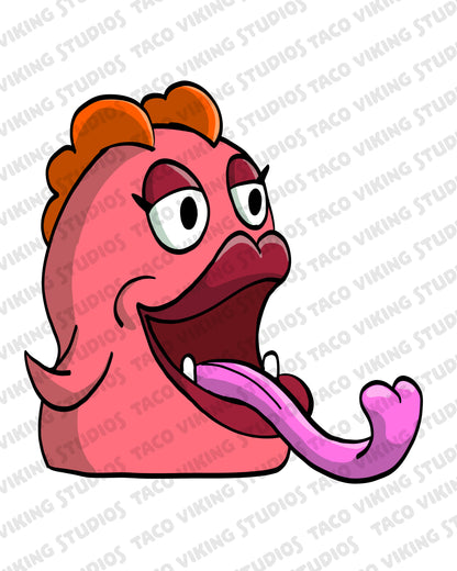 "Smooch" Vinyl Sticker