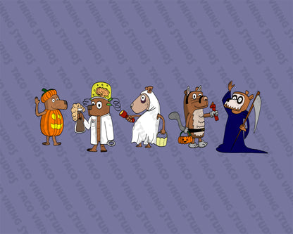 "Spooky-Bara" Art Print